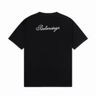 Balenciaga Short Round Collar T-shirt S-XXL (122)