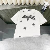 LV Short Round Collar T-shirt S-XL (86)