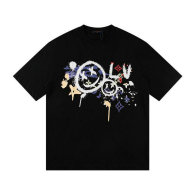 LV Short Round Collar T-shirt S-XL (114)