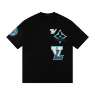 LV Short Round Collar T-shirt S-XL (108)