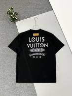 LV Short Round Collar T-shirt S-XL (127)