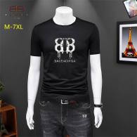 Balenciaga Short Round Collar T-shirt M-7XL (2)