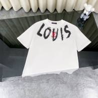LV Short Round Collar T-shirt S-XL (84)