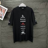 Balenciaga Short Round Collar T-shirt S-XL (202)