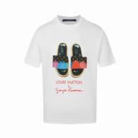 LV Short Round Collar T-shirt XS-L (370)