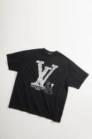 LV Short Round Collar T-shirt S-XL (157)