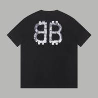 Balenciaga Short Round Collar T-shirt XS-L (168)