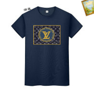 LV Short Round Collar T-shirt S-XXXXL (118)