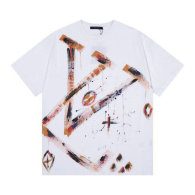 LV Short Round Collar T-shirt S-XL (88)