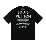 LV Short Round Collar T-shirt S-XL (118)