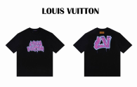 LV Short Round Collar T-shirt S-XL (61)