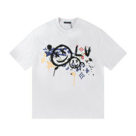 LV Short Round Collar T-shirt S-XL (115)