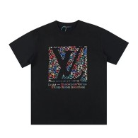 LV Short Round Collar T-shirt XS-L (181)