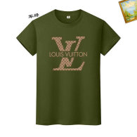 LV Short Round Collar T-shirt S-XXXXL (87)