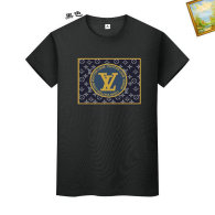LV Short Round Collar T-shirt S-XXXXL (123)