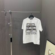 LV Short Round Collar T-shirt S-XL (202)