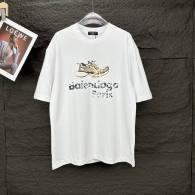 Balenciaga Short Round Collar T-shirt S-XL (217)