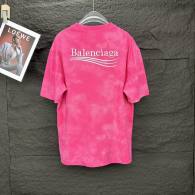 Balenciaga Short Round Collar T-shirt S-XL (241)
