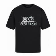 LV Short Round Collar T-shirt S-XL (139)