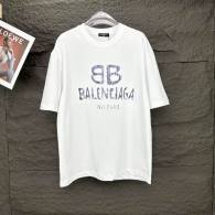 Balenciaga Short Round Collar T-shirt S-XL (213)