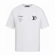 LV Short Round Collar T-shirt S-XL (148)