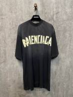 Balenciaga Short Round Collar T-shirt S-XXL (80)