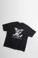 LV Short Round Collar T-shirt S-XL (168)