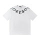 LV Short Round Collar T-shirt S-XL (113)