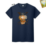 LV Short Round Collar T-shirt S-XXXXL (107)
