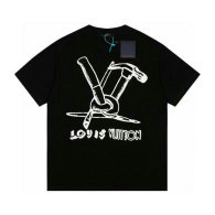 LV Short Round Collar T-shirt XS-L (285)
