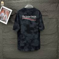 Balenciaga Short Round Collar T-shirt S-XL (231)