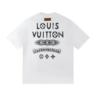 LV Short Round Collar T-shirt S-XL (120)