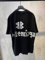 Balenciaga Short Round Collar T-shirt S-XL (320)