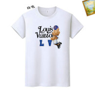 LV Short Round Collar T-shirt S-XXXXL (48)