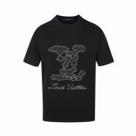 LV Short Round Collar T-shirt XS-L (408)