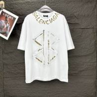 Balenciaga Short Round Collar T-shirt S-XL (215)