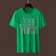 LV Short Round Collar T-shirt M-XXXXL (38)