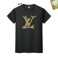 LV Short Round Collar T-shirt S-XXXXL (25)
