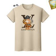 LV Short Round Collar T-shirt S-XXXXL (108)
