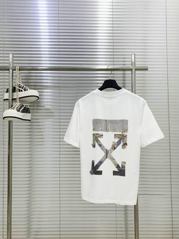 OFF-WHITE short round collar T-shirt M-XXXL (2)