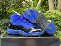 Authentic Air Jordan 11 Black/Royal Blue