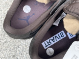 Authentic Travis Scott x Air Jordan 1 Low OG Black/Brown