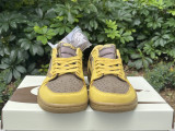Authentic Travis Scott x Air Jordan 1 Low OG Yellow/Brown