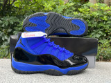 Authentic Air Jordan 11 Black/Royal Blue