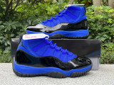 Authentic Air Jordan 11 Black/Royal Blue