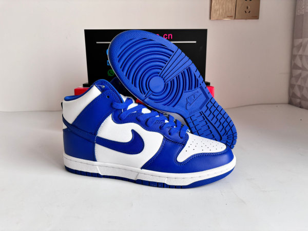 Authentic Nike SB Dunk High Game Royal/White