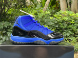 Authentic Air Jordan 11 Black/Royal Blue