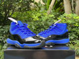 Authentic Air Jordan 11 Black/Royal Blue