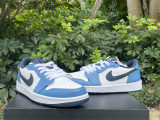 Authentic Air Jordan 1 Low WMNS “Aegean Storm”