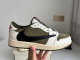 Authentic Travis Scott x Air Jordan 1 Low OG Medium Olive/Black